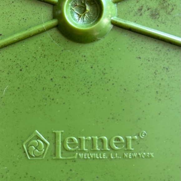 Vintage 1960-1970’s Lerner Avocado Green Super Adorable Sewing Box Jewelry Box - Picture 5 of 6